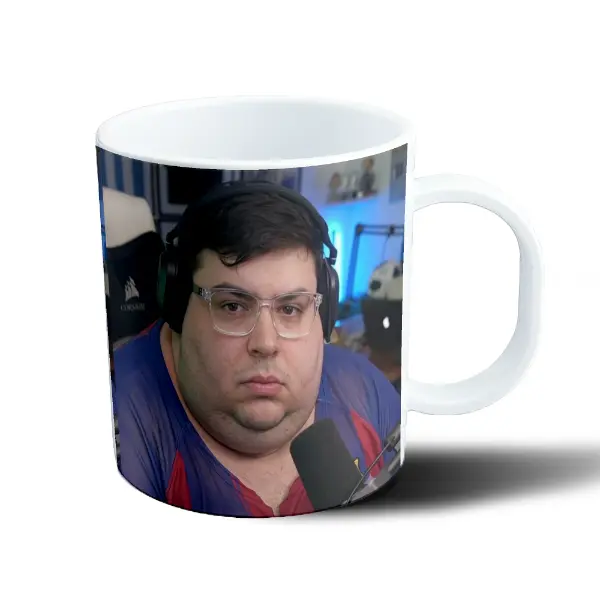 Taza de Plástico La Cobra Streamer con Auriculares