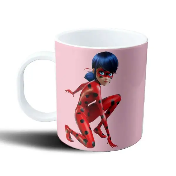 Taza de Plástico Miraculous Ladybug Marinette Transformada