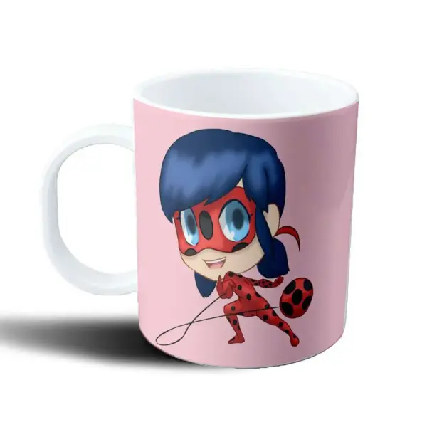 Taza de Plástico Miraculous Ladybug Chibi