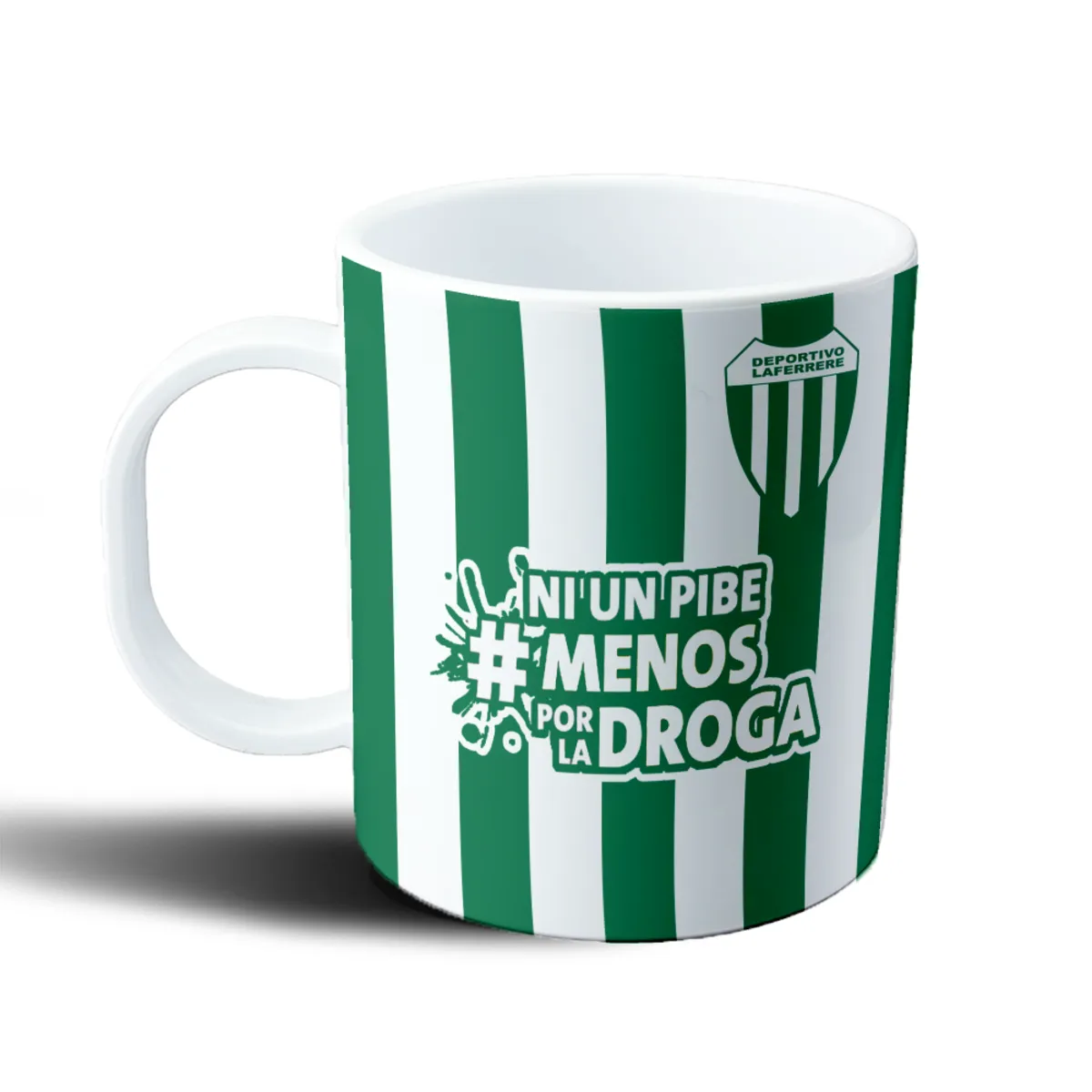 Taza de Plástico Deportivo Laferrere Ni Un Pibe Menos Por La Droga - vista 2