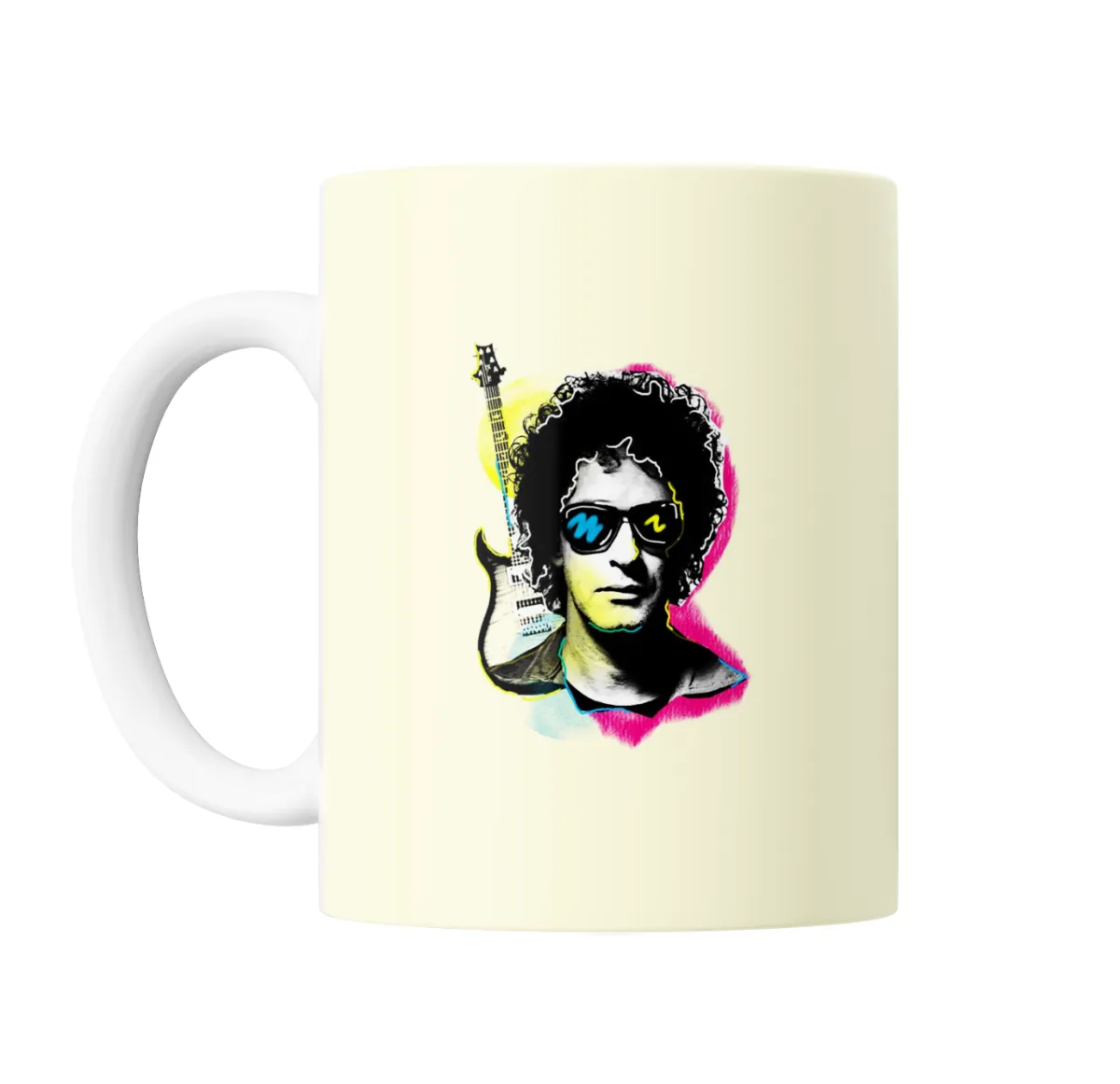 Taza de Cerámica Cerati Pop Art con Guitarra - vista 2