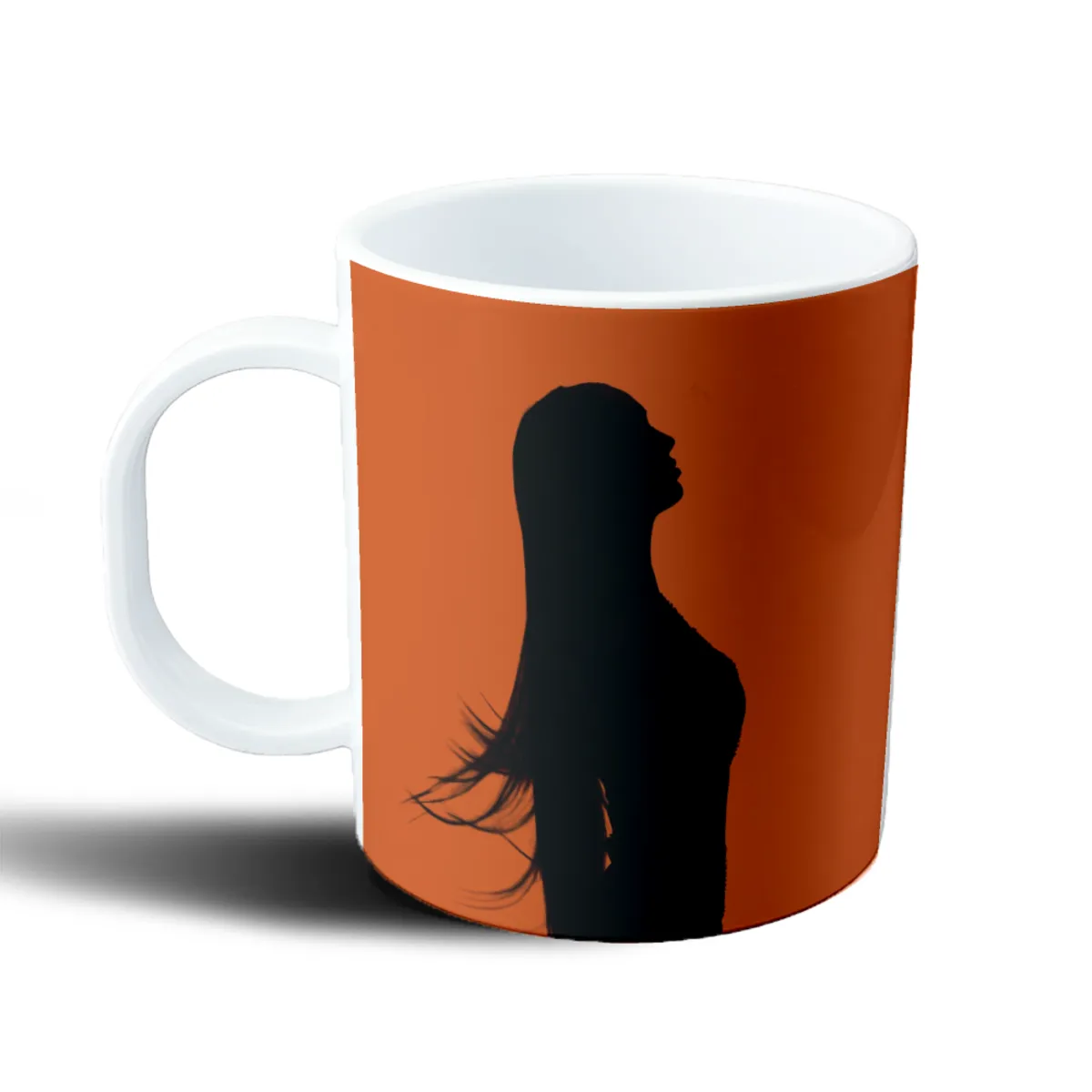 Taza de Plástico La Joaqui Silueta Pelo al Viento - vista 2