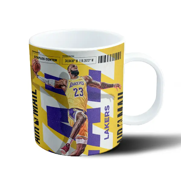 Taza de Plástico LA Lakers LeBron James Staples Center
