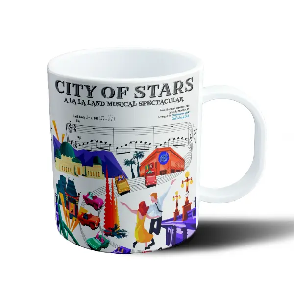Taza de Plástico La La Land City of Stars