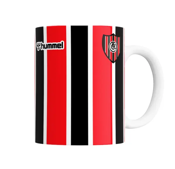 Taza de Cerámica Chacarita Juniors Camiseta Rayada Hummel