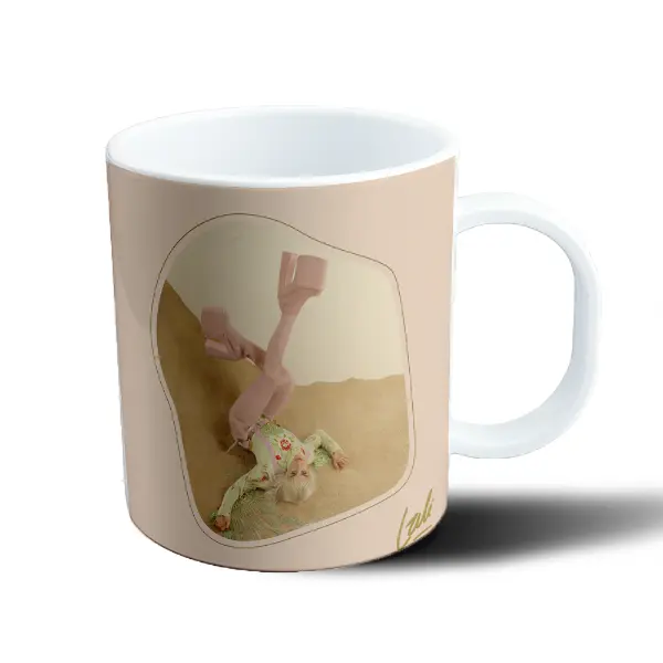 Taza de Plástico Lali Arena Flores