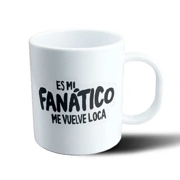Taza de Plástico Lali Es Mi Fanático Me Vuelve Loca