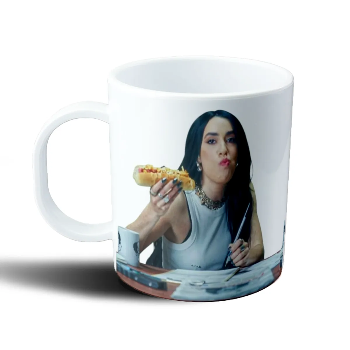 Taza de Plástico Lali Meme Hot Dog - vista 2