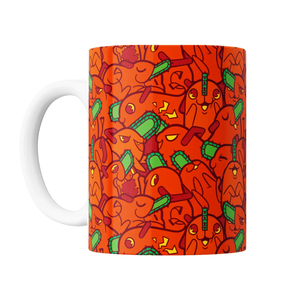 Taza de Cerámica Chainsaw Man Pochita Patrón - vista 2