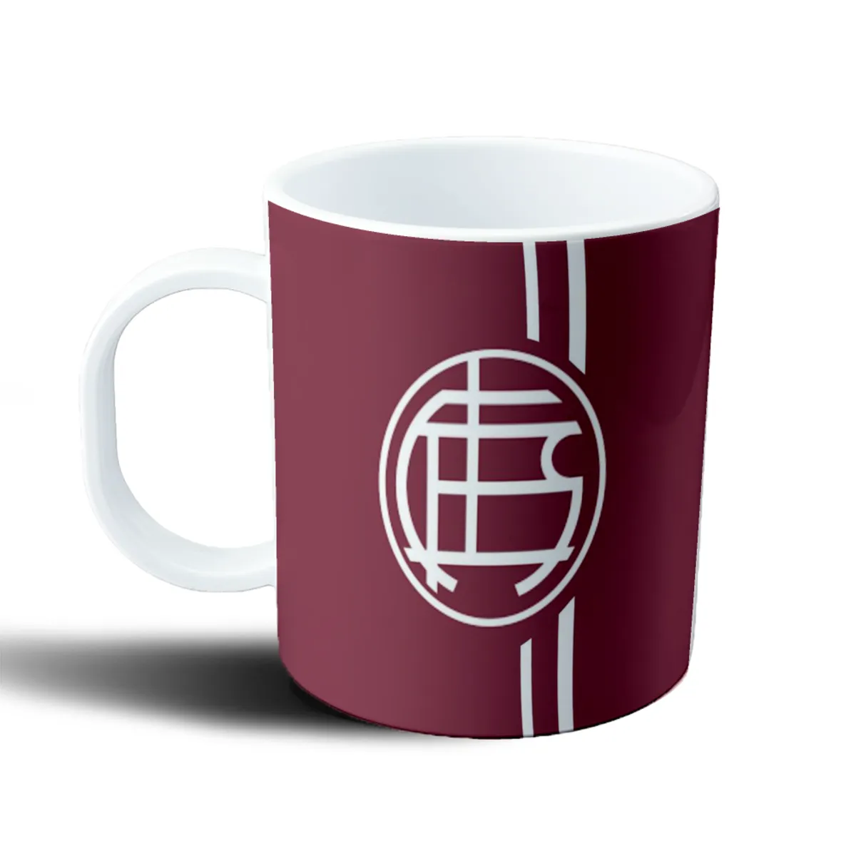 Taza de Plástico Lanus Escudo y Franjas 11 - vista 2