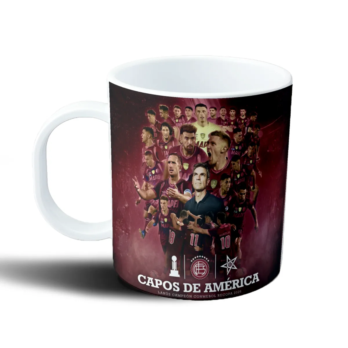 Taza de Plástico Lanús Capos de América Recopa 2026 - vista 2