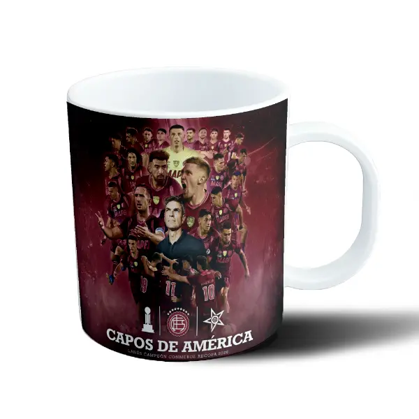 Taza de Plástico Lanús Capos de América Recopa 2026