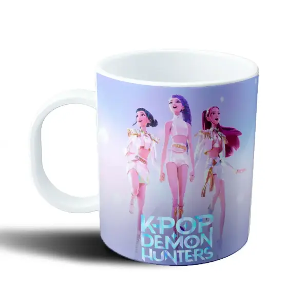Taza de Plástico K-Pop Demon Hunters Huntrix Trio