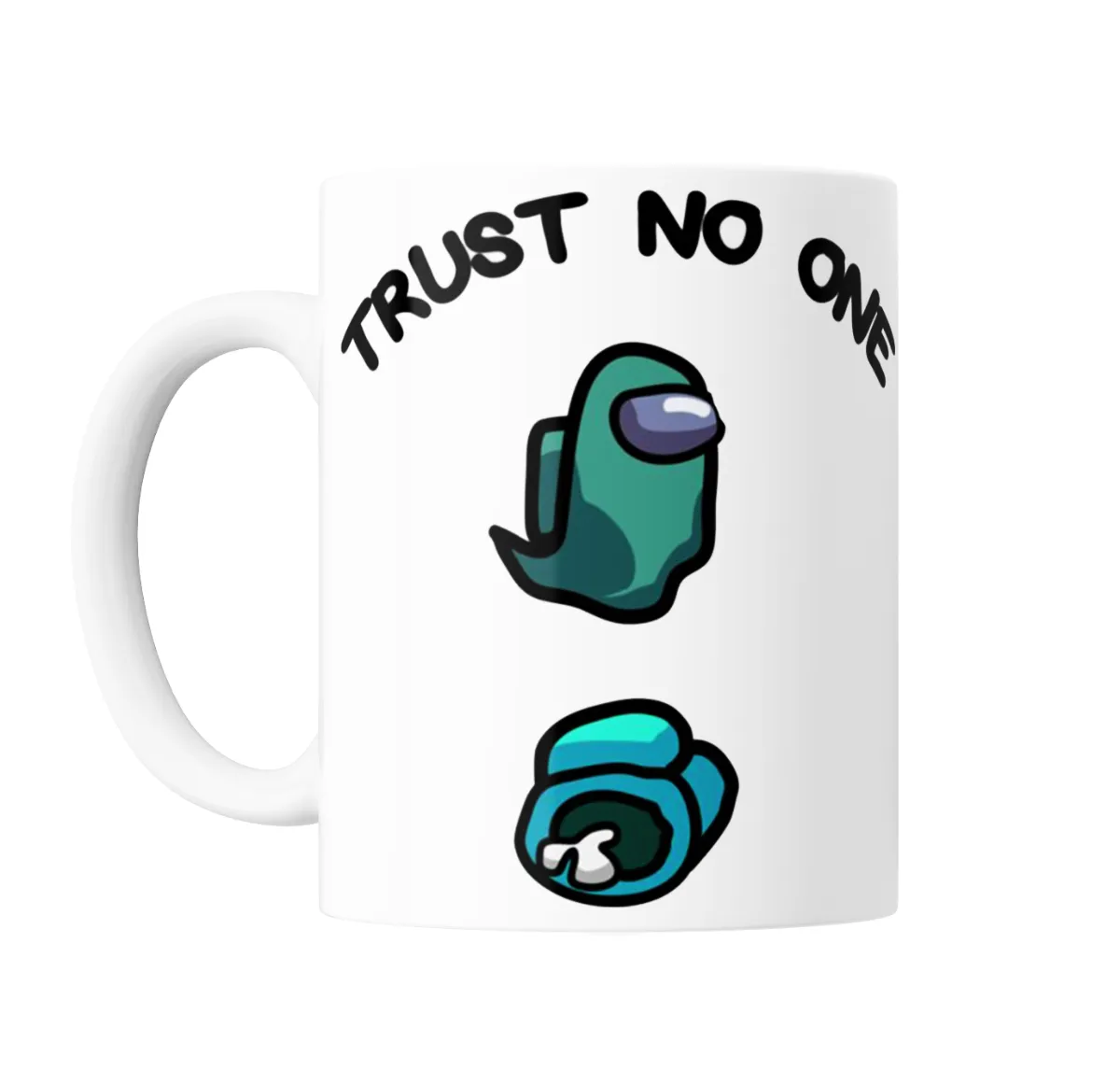 Taza de Cerámica Among Us Trust No One Crewmate - vista 2