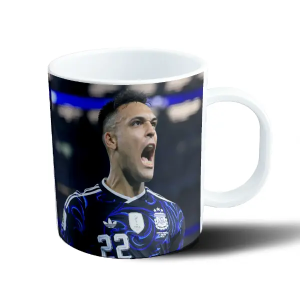 Taza de Plástico Lautaro Martínez Selección Argentina Grito