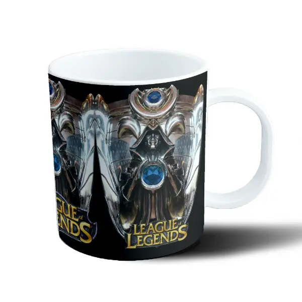 Taza de Plástico League of Legends Armadura Plateada