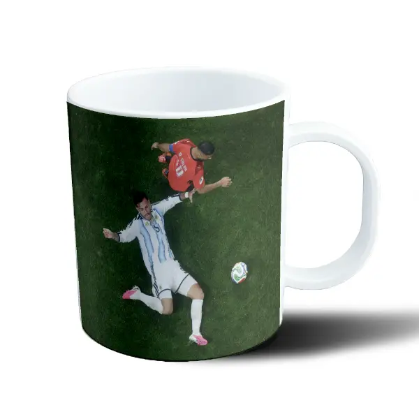 Taza de Plástico Leandro Paredes vs Salah Argentina