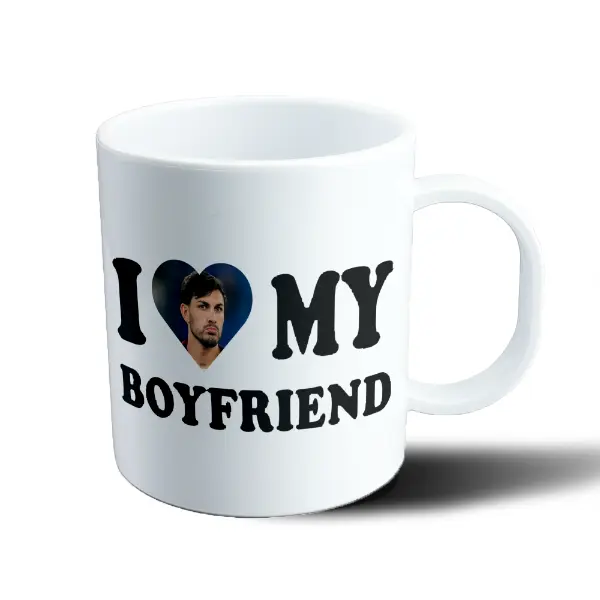 Taza de Plástico Leandro Paredes I Love My Boyfriend