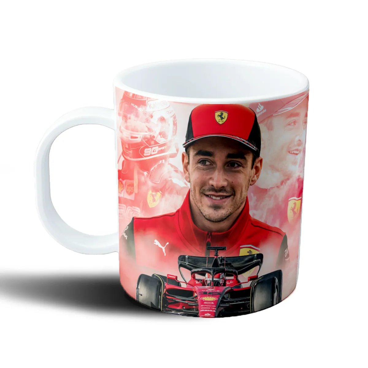 Taza de Plástico Leclerc Ferrari F1 - vista 2