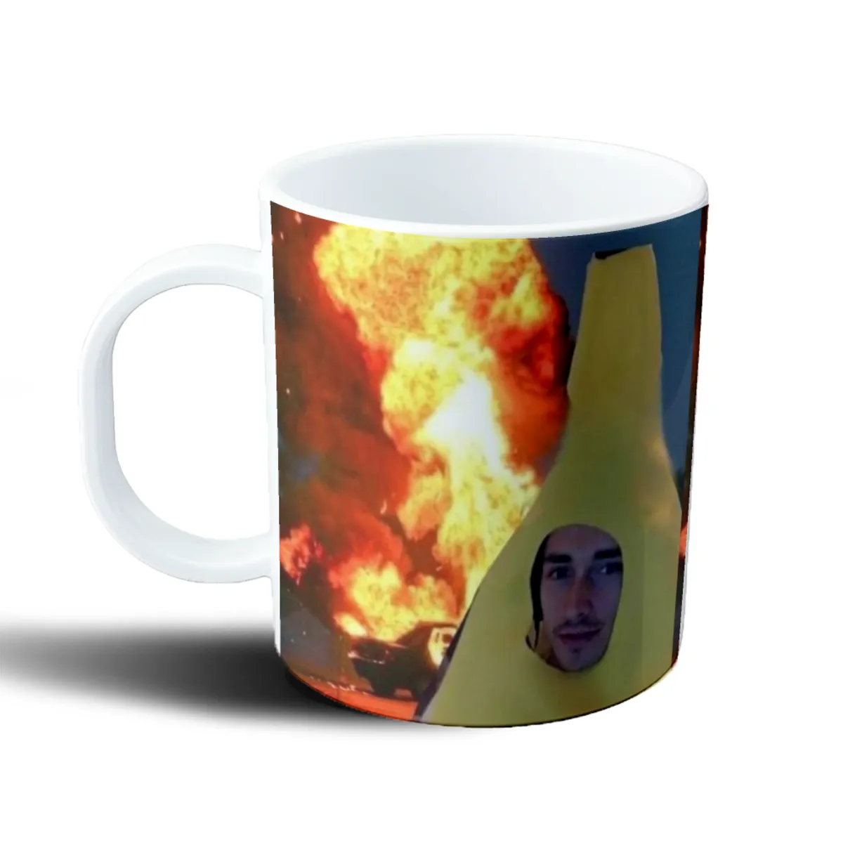 Taza de Plástico Leclerc Banana Meme - vista 2