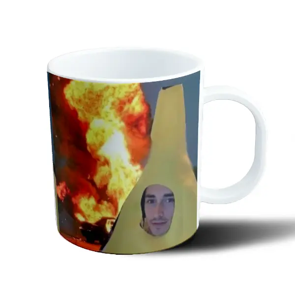 Taza de Plástico Leclerc Banana Meme