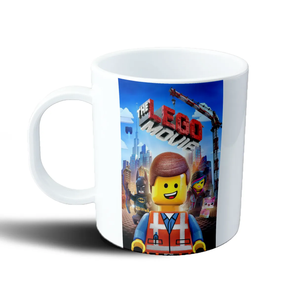 Taza de Plástico Lego La Película Emmet Wyldstyle Batman - vista 2