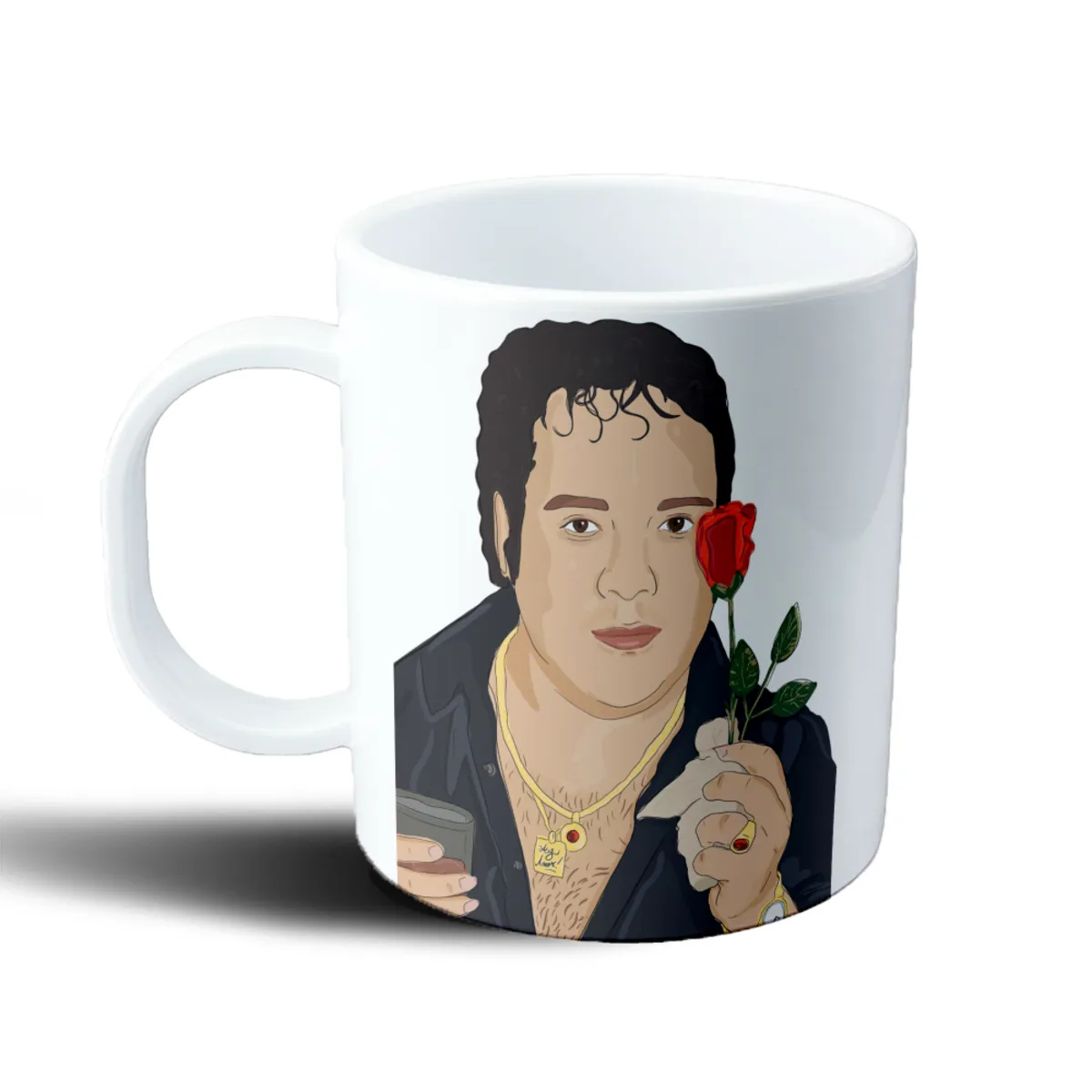 Taza de Plástico Leo Mattioli Leo Amor con Rosa - vista 2