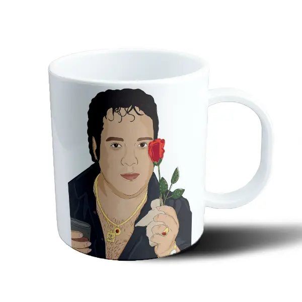 Taza de Plástico Leo Mattioli Leo Amor con Rosa
