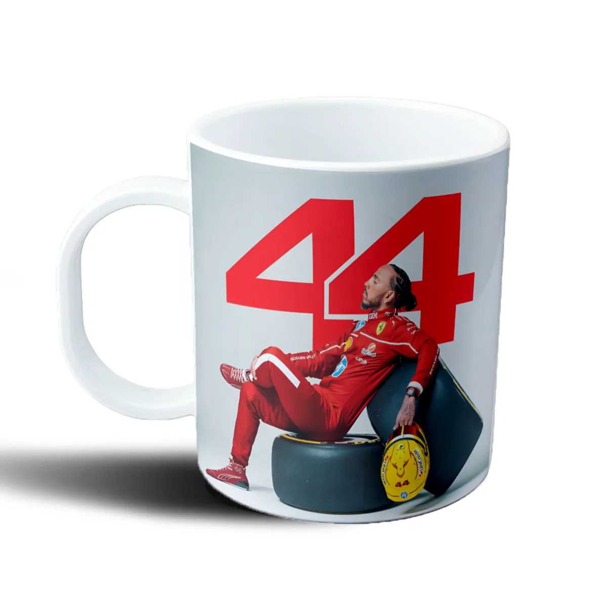 Taza de Plástico Lewis Hamilton Ferrari 44 - vista 2