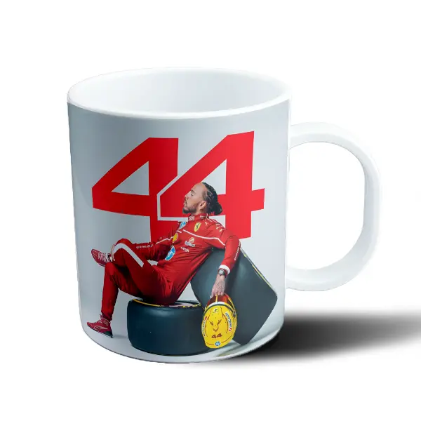 Taza de Plástico Lewis Hamilton Ferrari 44