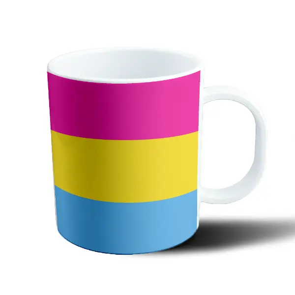 Taza de Plástico Bandera Pansexual