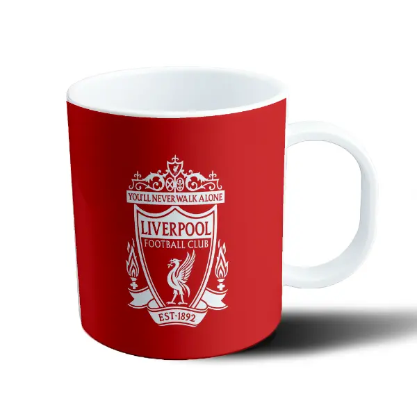 Taza de Plástico Liverpool Football Club Escudo Blanco