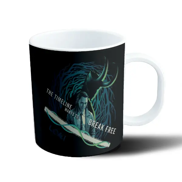 Taza de Plástico Loki The Timeline Wants to Break Free
