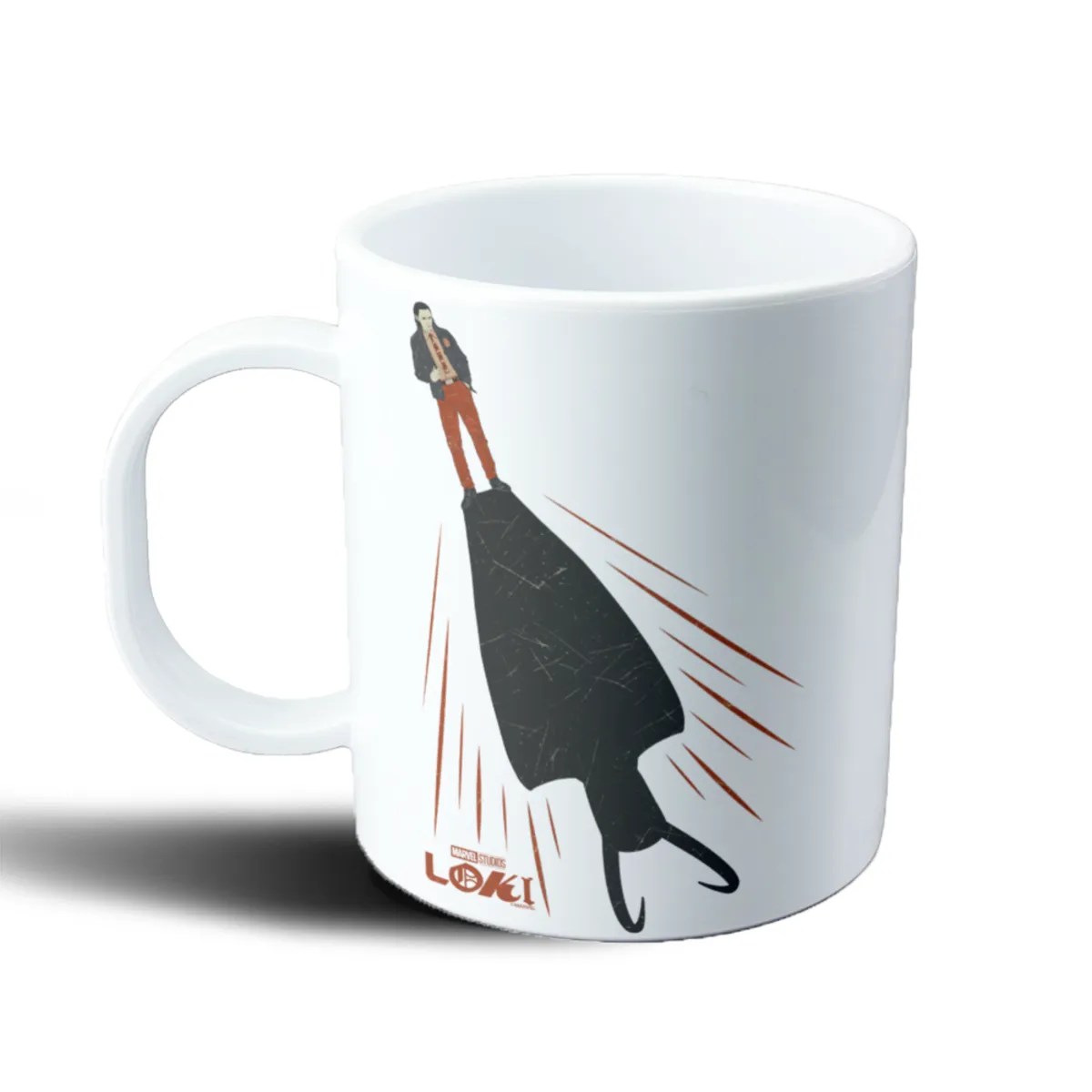Taza de Plástico Loki Marvel Studios Silueta con Capa - vista 2