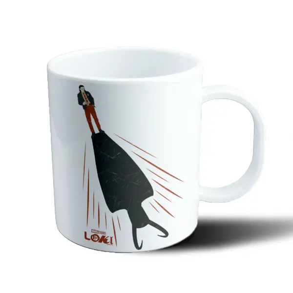 Taza de Plástico Loki Marvel Studios Silueta con Capa