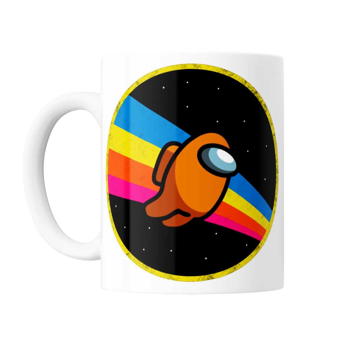 Taza de Cerámica Among Us Tripulante Naranja Espacio - vista 2
