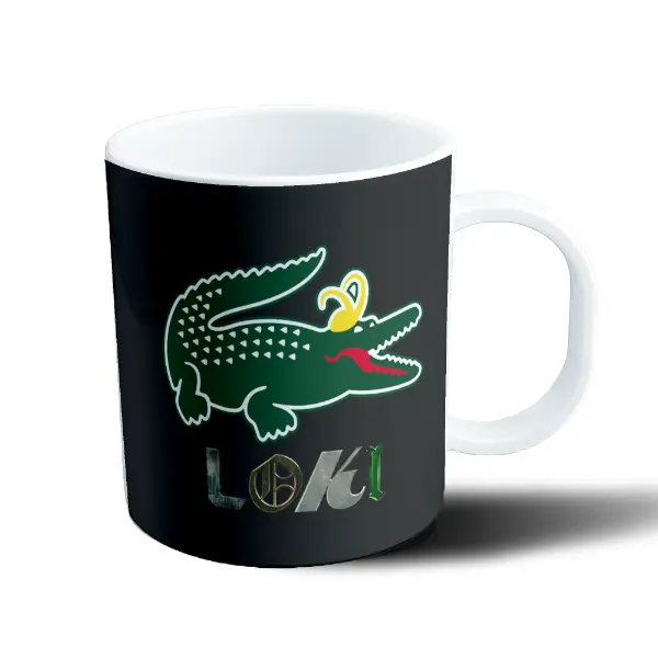 Taza de Plástico Loki Cocodrilo Verde