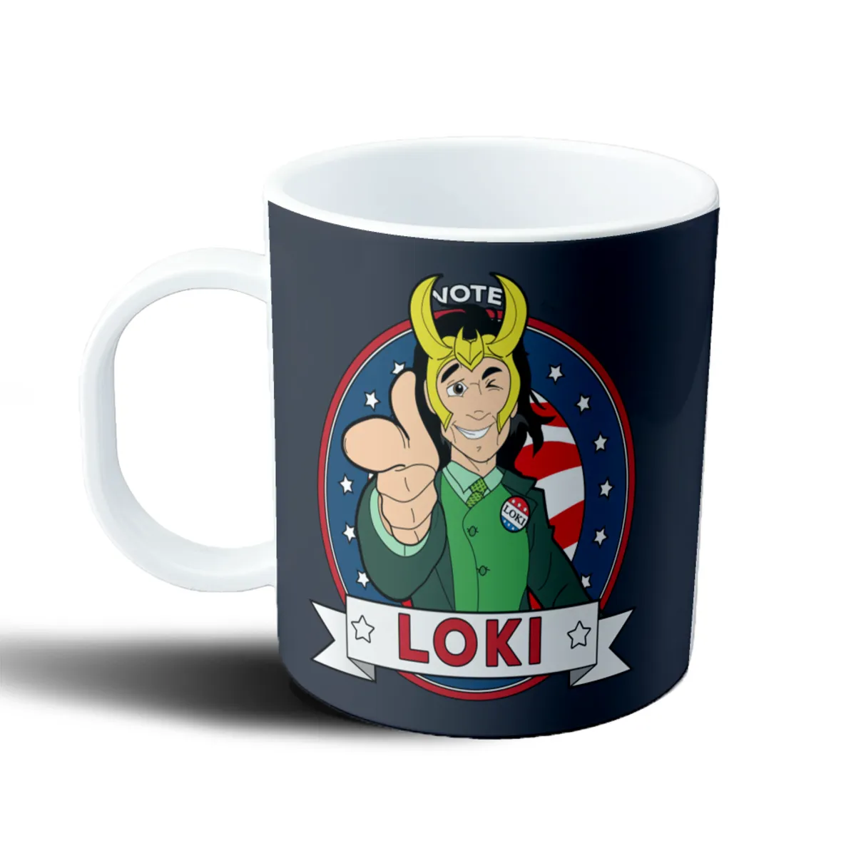 Taza de Plástico Loki Vote Marvel Candidato - vista 2