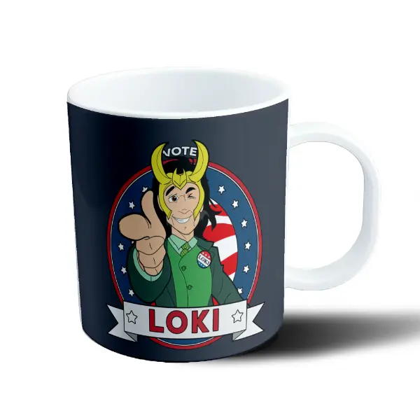 Taza de Plástico Loki Vote Marvel Candidato