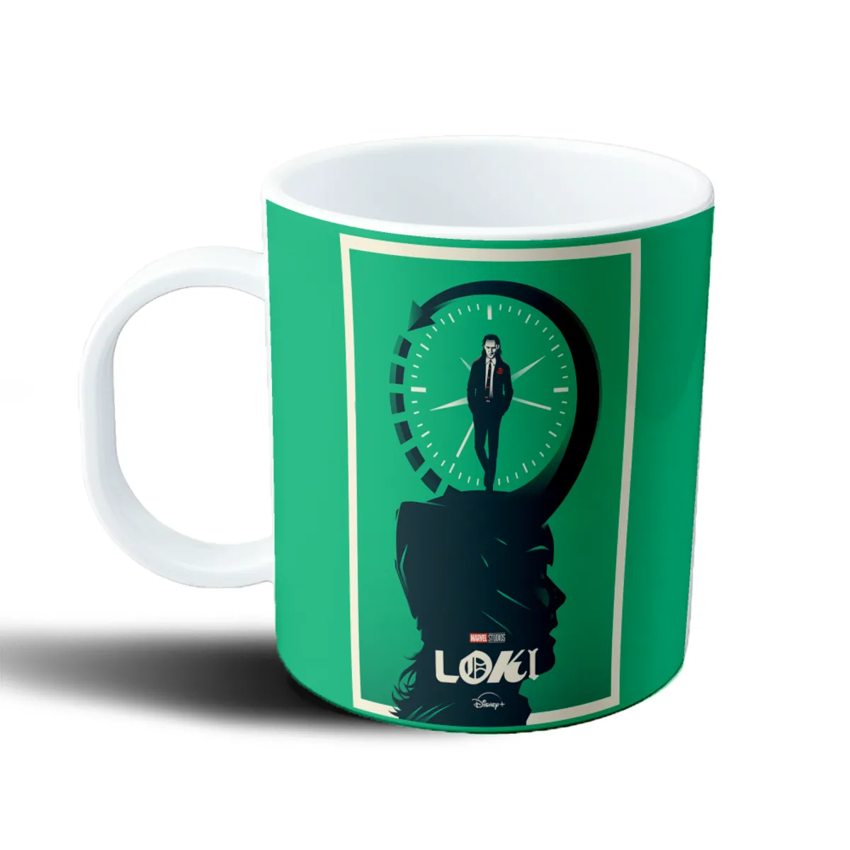Taza de Plástico Loki Serie Reloj Verde - vista 2