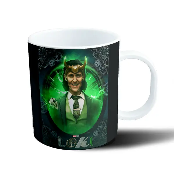 Taza de Plástico Loki Marvel Series Verde