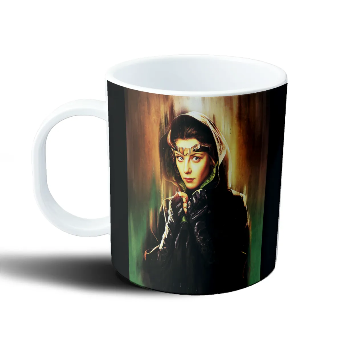 Taza de Plástico Loki Mujer con Casco y Capucha - vista 2