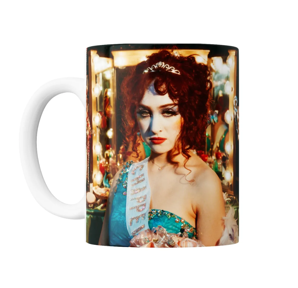Taza de Cerámica Chappell Roan Diseño Tiara y Banda - vista 2
