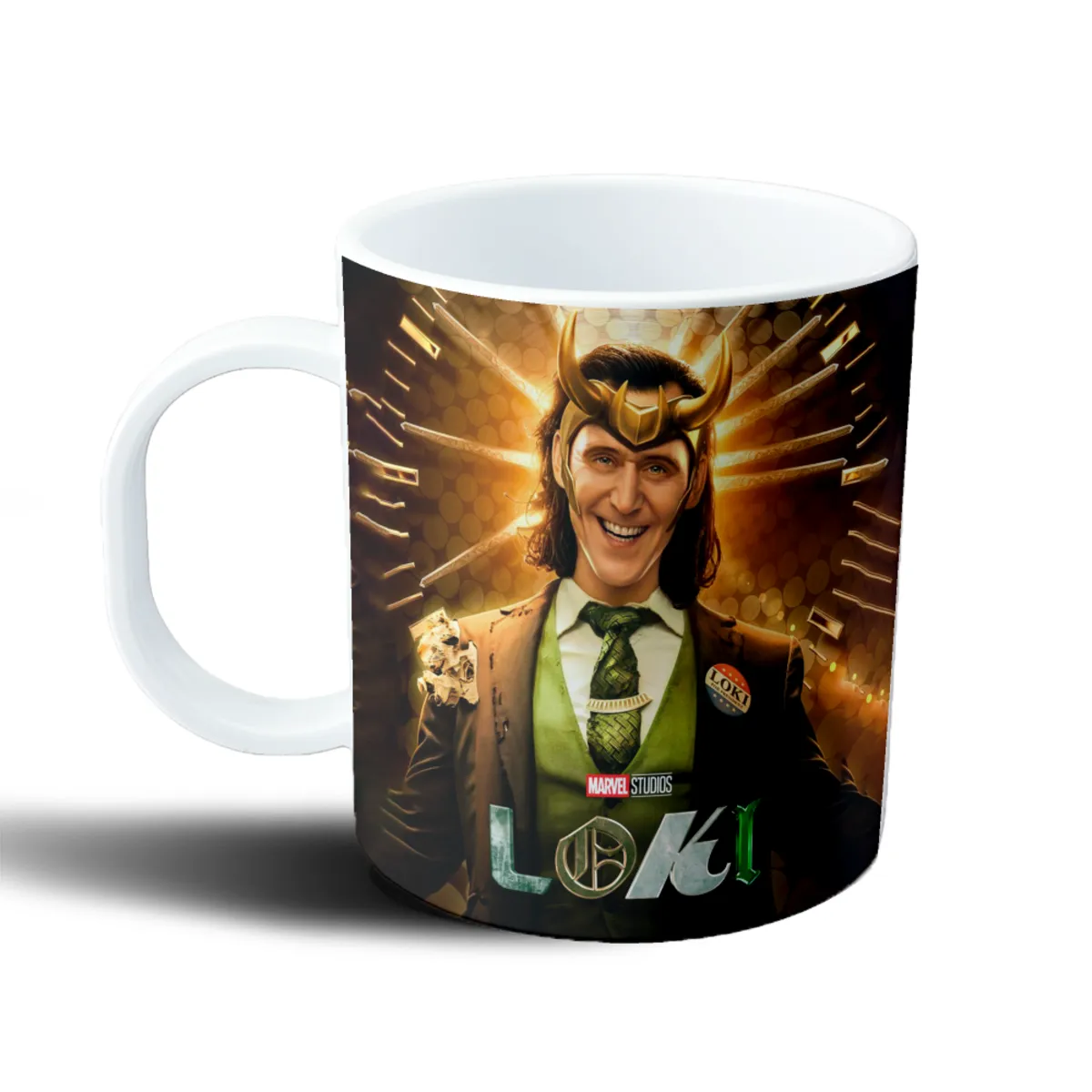 Taza de Plástico Loki Serie Marvel Estudios Villano Sonriente - vista 2