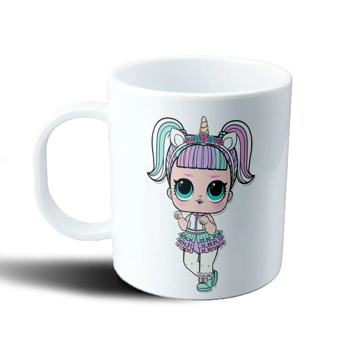 Taza de Plástico LOL Muñeca Unicornio - vista 2