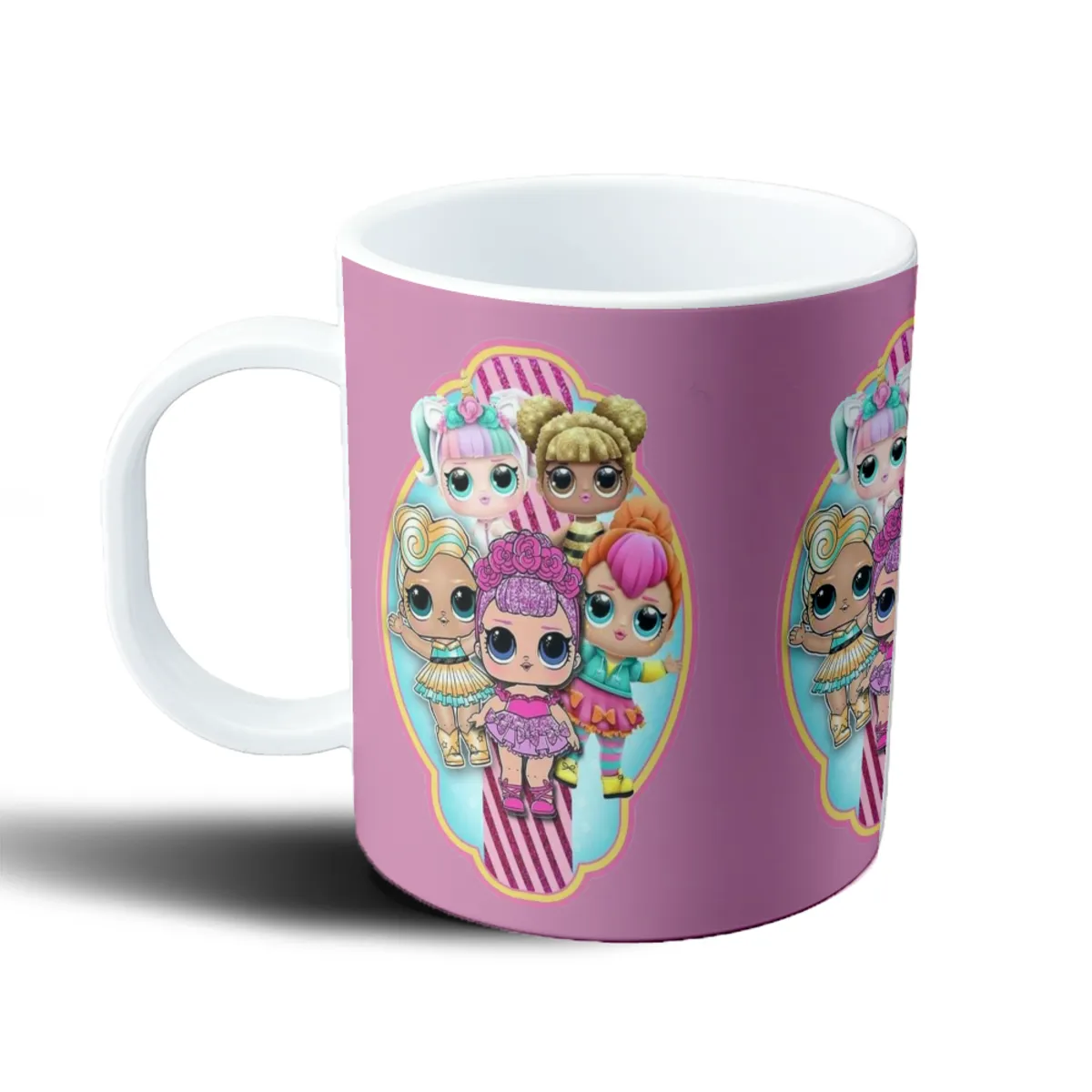 Taza de Plástico LOL Surprise Muñecas Rosa - vista 2