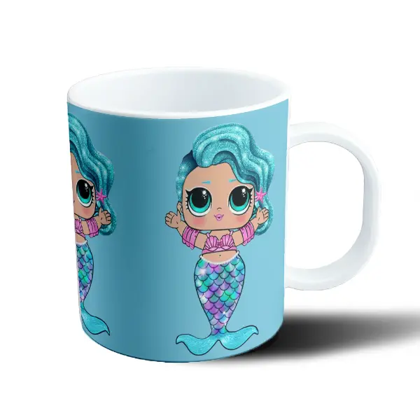 Taza de Plástico LOL Surprise Sirena