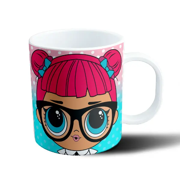 Taza de Plástico LOL Surprise Muñeca con Lentes