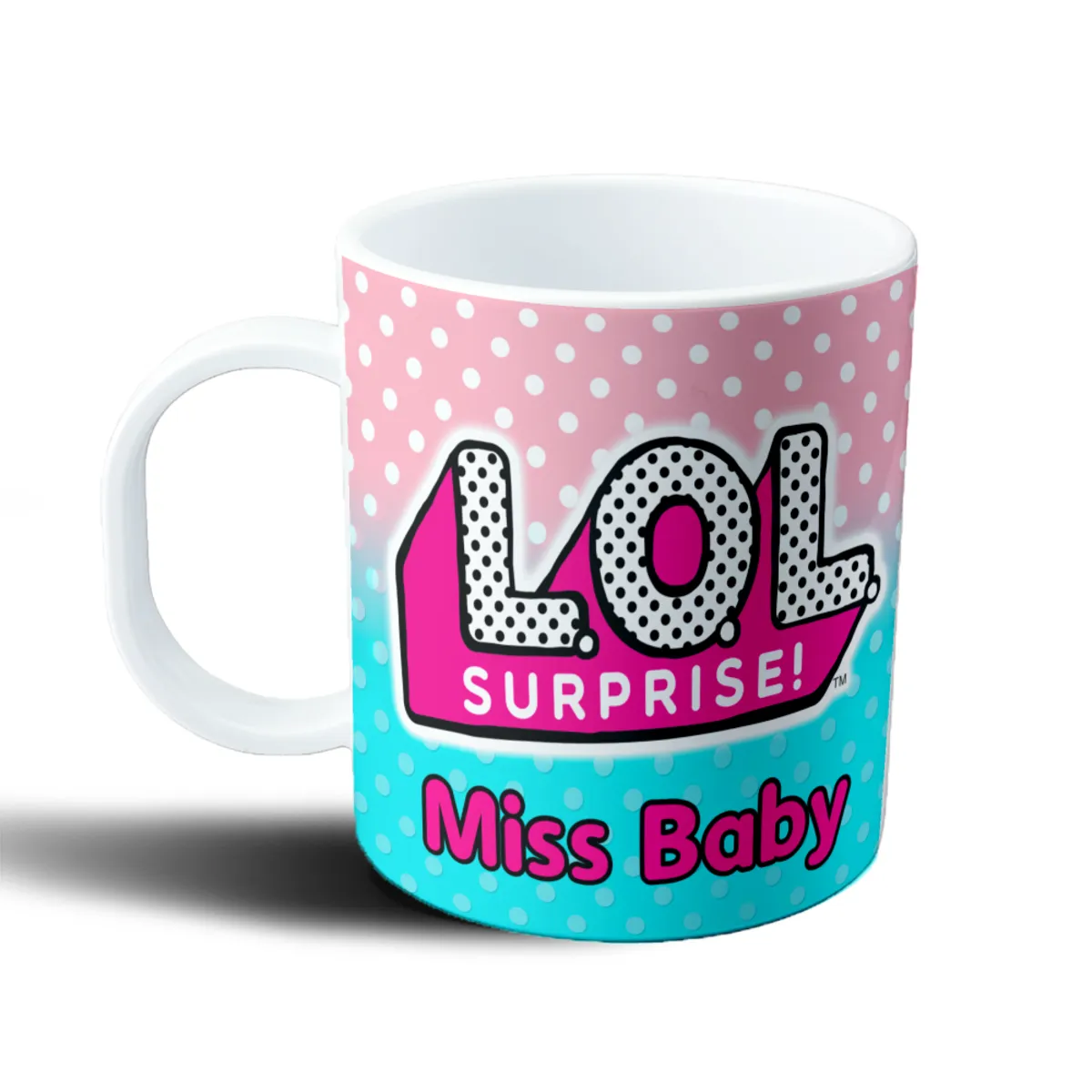 Taza de Plástico LOL Surprise Muñeca con Tiara de Perlas - vista 2
