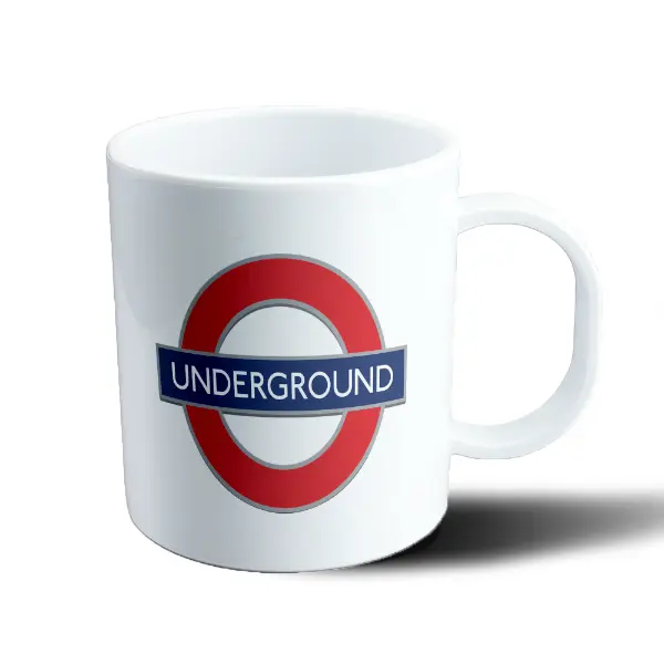 Taza de Plástico Londres Underground Logo